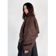 Shorty oversized bomber jacket in praline