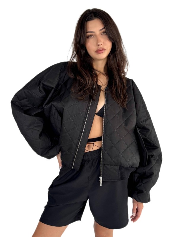 Shorty cloud oversize bomber jacket
