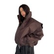 Parachute oversize bomber jacket in praline
