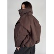 Parachute oversize bomber jacket in praline