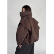 Parachute oversize bomber jacket in praline