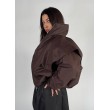 Parachute oversize bomber jacket in praline