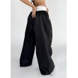 Oversized parachute pants