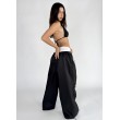 Oversized parachute pants