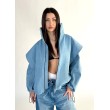 Parachute light blue denim bomber jacket