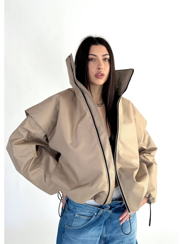 Parachute oversize bomber jacket mocca
