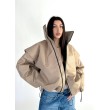Parachute oversize bomber jacket mocca