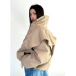 Parachute oversize bomber jacket mocca