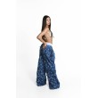 Spodnie / szorty patchwork denim zipper