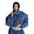 Krótka kurtka bomber patchwork denim