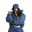 Patchwork denim bucket hat