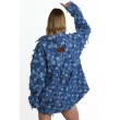 Koszulo sukienka denim patchwork