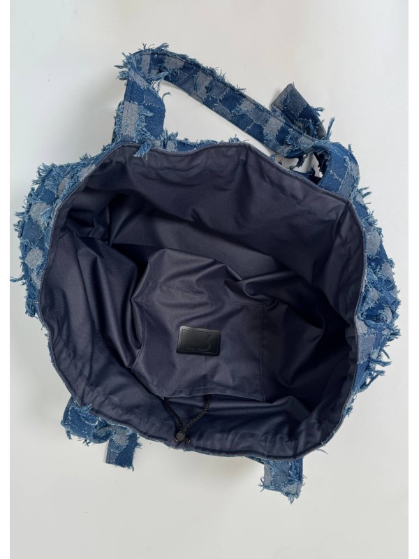 Torba shopper patchwork denim