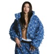 Krótka kurtka bomber patchwork denim