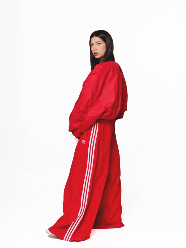 Krótka kurtka bomber cherry red