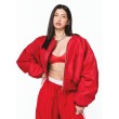 Krótka kurtka bomber cherry red