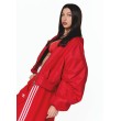 Krótka kurtka bomber cherry red