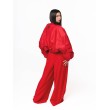 Krótka kurtka bomber cherry red