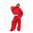 Krótka kurtka bomber cherry red
