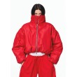Krótka kurtka bomber cherry red