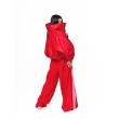 Krótka kurtka bomber cherry red