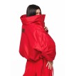 Krótka kurtka bomber cherry red