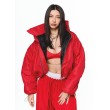 Krótka kurtka bomber cherry red