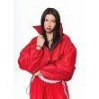 Krótka kurtka bomber cherry red