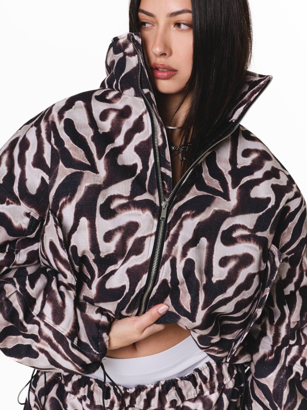 Short Bomber Jacket – Zebra Wild Edition 1.0