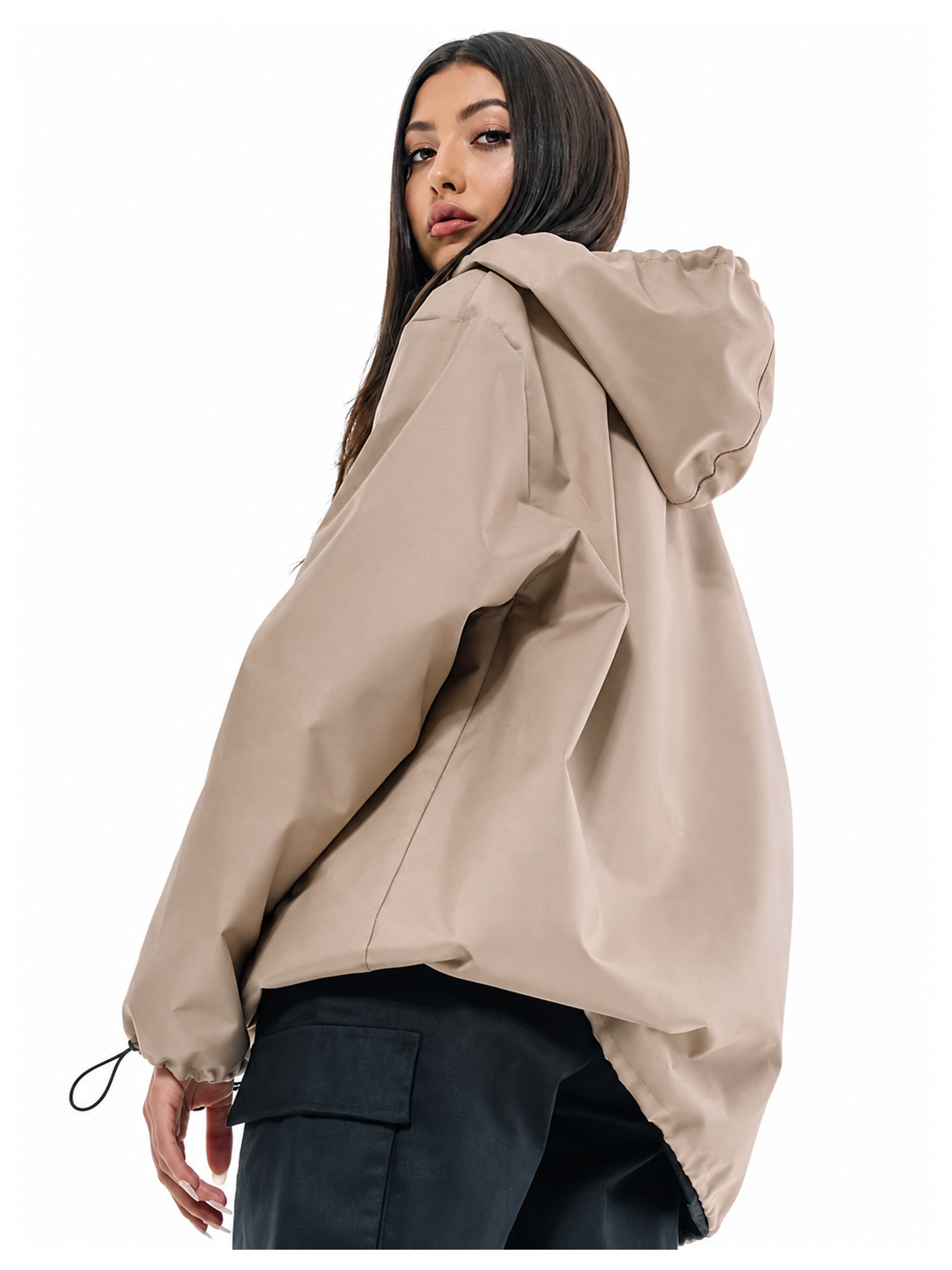 Anorak mocca wind jacket