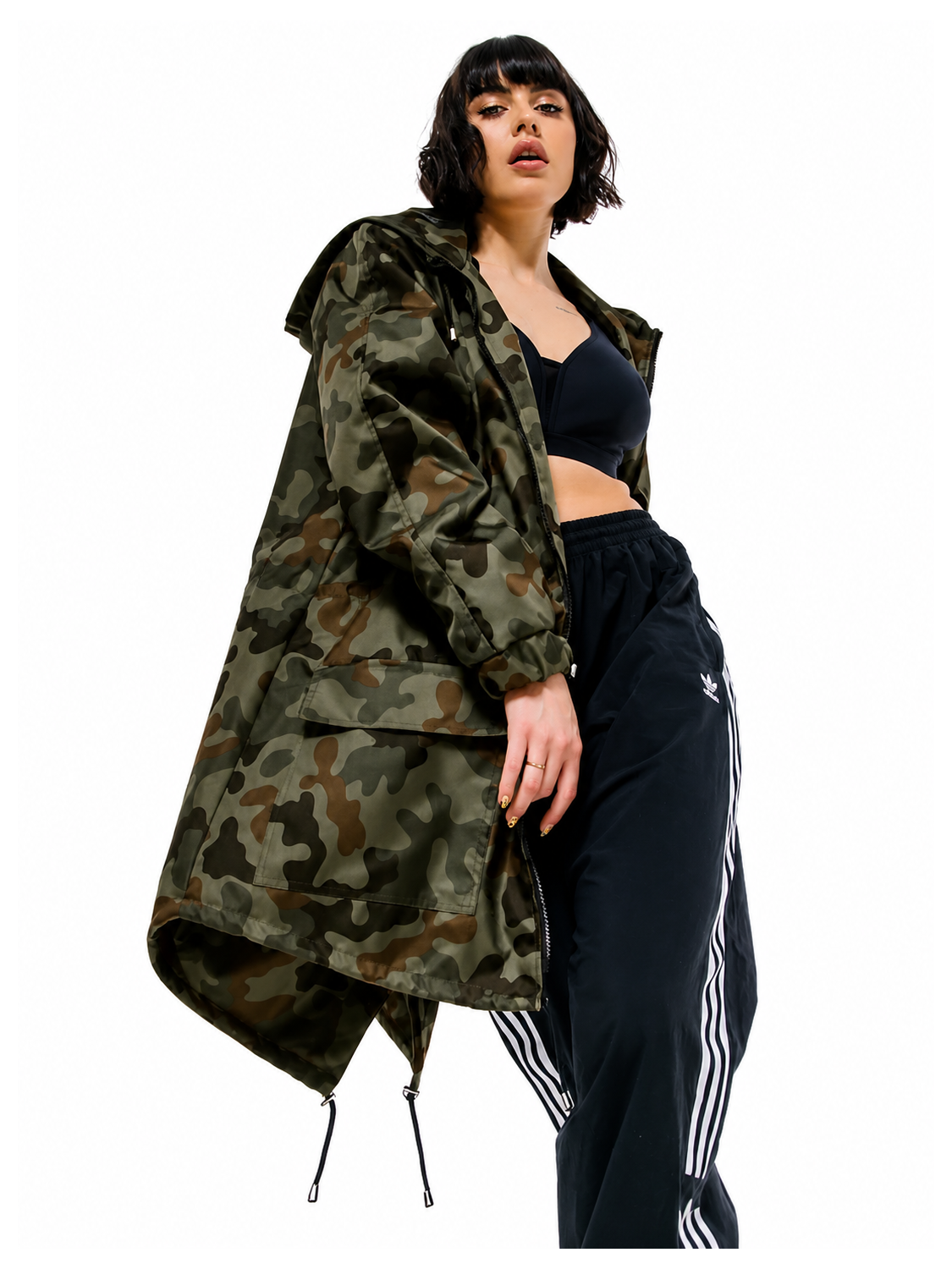 Camo parkas jacket