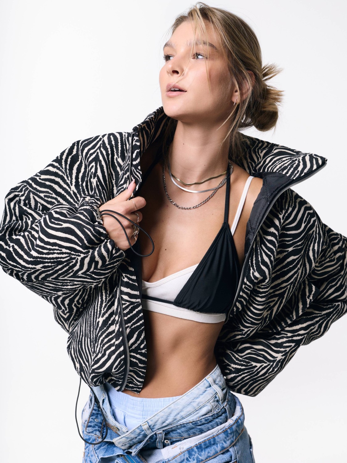BOMBER ZEBRA HEAVY JACKET