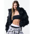 BLACK FAUX FUR(IOUS) JACKET