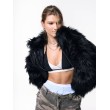 BLACK FAUX FUR(IOUS) JACKET