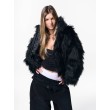 BLACK FAUX FUR(IOUS) JACKET