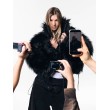 BLACK FAUX FUR(IOUS) JACKET