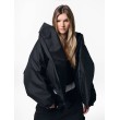HOODSCAPE BLACK BOMBER JACKET
