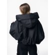 HOODSCAPE BLACK BOMBER JACKET