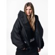 HOODSCAPE BLACK BOMBER JACKET