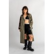 PŁASZCZ TRENCH KHAKI MORO PATCHWORK