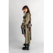 PŁASZCZ TRENCH KHAKI MORO PATCHWORK