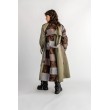 PŁASZCZ TRENCH KHAKI MORO PATCHWORK