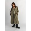 PŁASZCZ TRENCH KHAKI MORO PATCHWORK