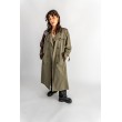 PŁASZCZ TRENCH KHAKI MORO PATCHWORK
