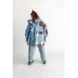 KURTKA KOSZULOWA JEANS FALBANA KRATA