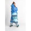 PARKA HOODIE LONGLINE BABY BLUE