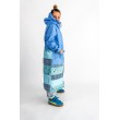 PARKA HOODIE LONGLINE BABY BLUE