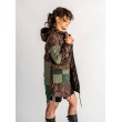PARKA CAMO KIESZENIE KHAKI DENIM