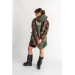 PARKA CAMO KIESZENIE KHAKI DENIM