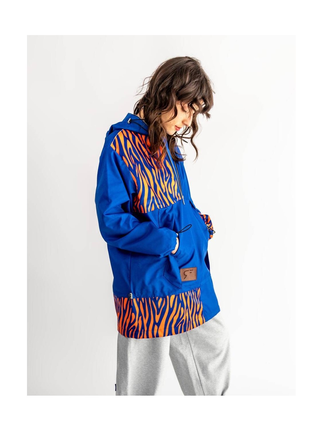 WIATRÓWKA KOBALT ZEBRA POMARAŃCZ